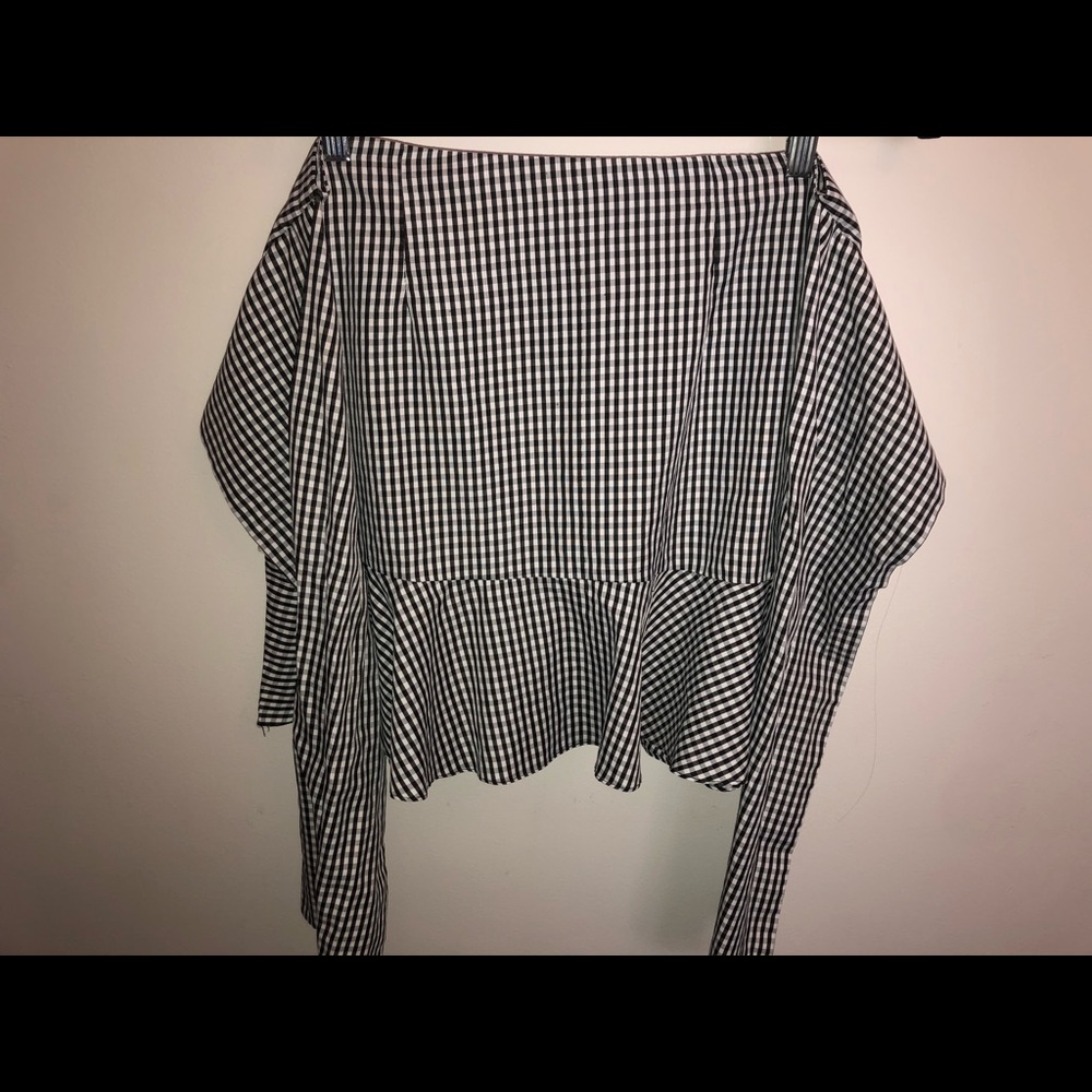 Boohoo Checked skirt